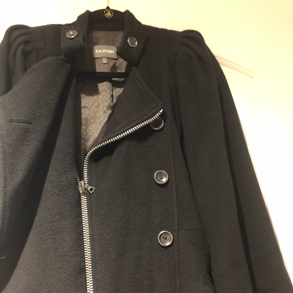 *SALE* Zac Posen Chic  Black Coat - Picture 5 of 11